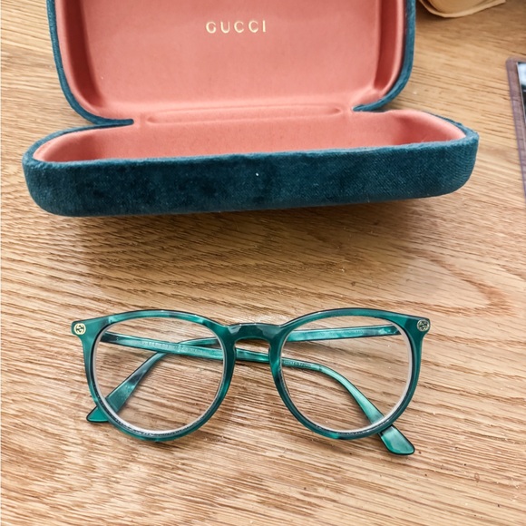 Gucci Women's Glasses in Teal style GG0027O - Picture 2 of 2